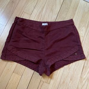 Roxy Suade High Waisted Shorts - Large